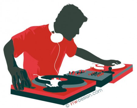 Dj e dançarinos